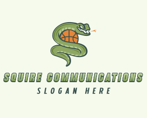 Snake Basketball League logo design