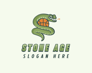 Snake Basketball League logo design