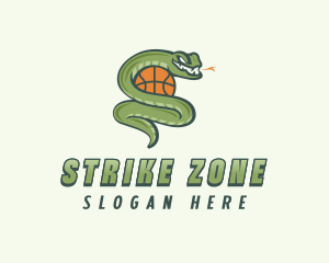 Snake Basketball League logo design