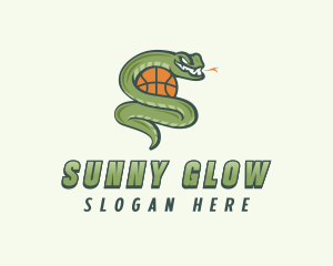 Snake Basketball League logo design