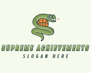 Snake Basketball League logo design