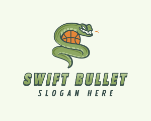 Snake Basketball League logo design