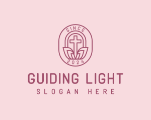 Religious Cross Chapel logo design