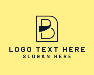 Modern Brand Letter B logo