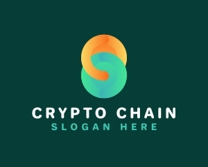 Cyber Coin Chain logo design