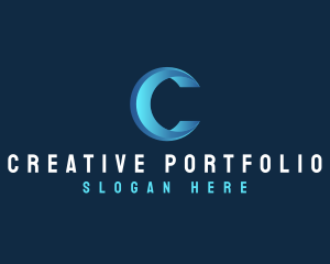 Creative Digital Studio Letter C logo design