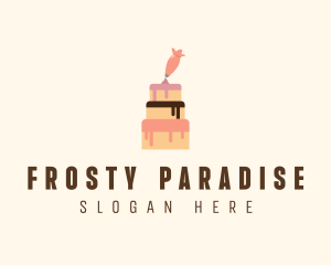 Pink Cake Frosting Bakery logo