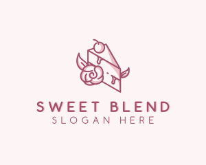 Sweet Cake Dessert logo design