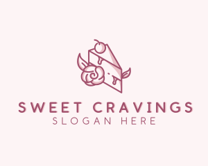 Sweet Cake Dessert logo design