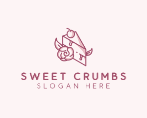 Sweet Cake Dessert logo design