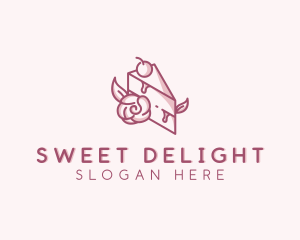 Sweet Cake Dessert logo design