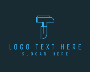 Abstract Tech Letter T logo