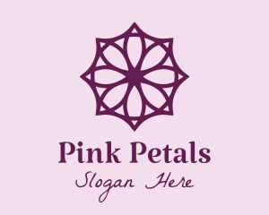 Petal Flower Pattern logo design