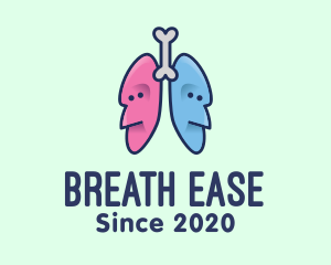 Respiratory Lungs Faces logo