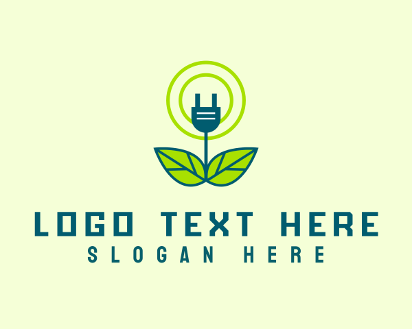 Electric Plug logo example 2