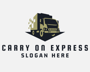 Express Trucking Delivery logo design