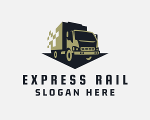 Express Trucking Delivery logo design