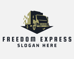 Express Trucking Delivery logo design