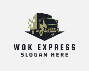 Express Trucking Delivery logo design