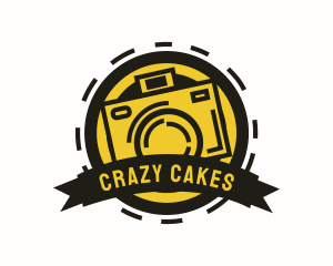 Photo Booth Camera Badge logo