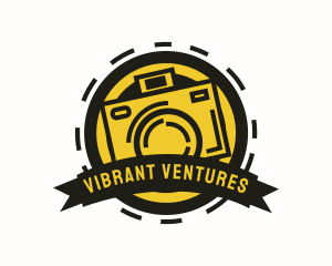 Photo Booth Camera Badge logo