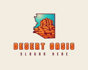 Arizona Desert Mountain logo design