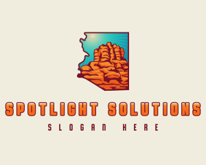 Arizona Desert Mountain logo design