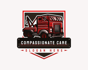 Tow Truck Transportation Logo