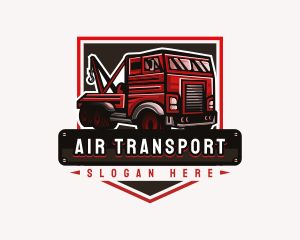 Tow Truck Transportation logo design