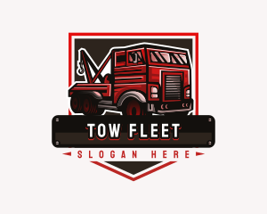 Tow Truck Transportation logo