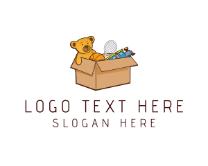 Toy Box Donation logo design
