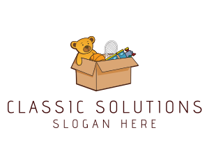 Toy Box Donation logo design