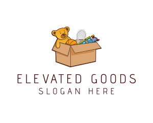 Toy Box Donation logo design