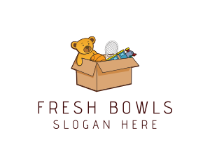 Toy Box Donation logo design