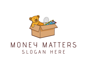 Toy Box Donation logo design