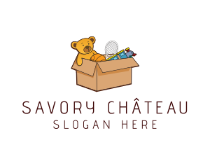 Toy Box Donation logo design