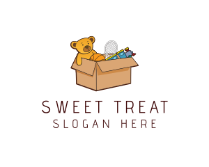 Toy Box Donation logo design