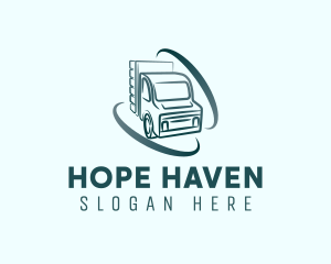 Trucking Haulage Swoosh Logo