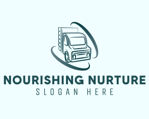 Trucking Haulage Swoosh Logo