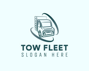 Trucking Haulage Swoosh logo design