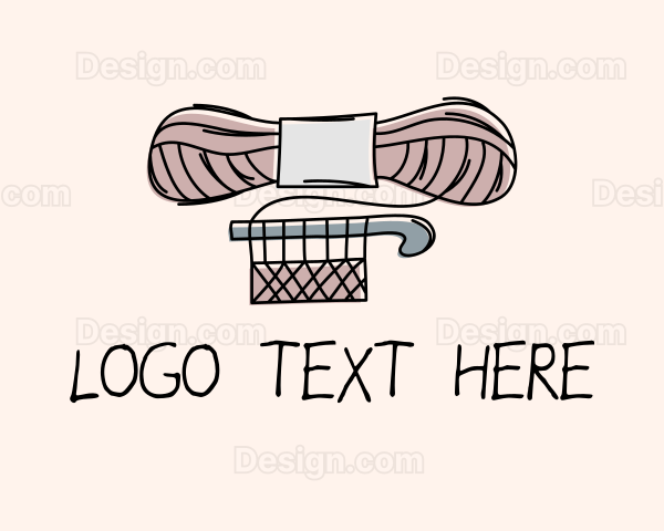 Crochet Yarn Hook Logo