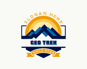 Sunrise Mountain Trekking logo design