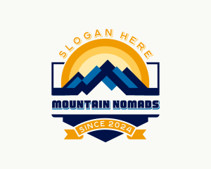 Sunrise Mountain Trekking logo design