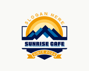 Sunrise Mountain Trekking logo design