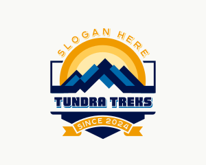 Sunrise Mountain Trekking logo design