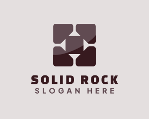 Tile Pattern Flooring logo design