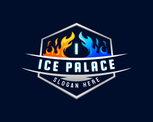 Heat Ice Ventilation logo design