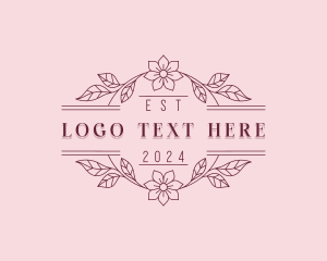 Flower Garden Wedding Logo