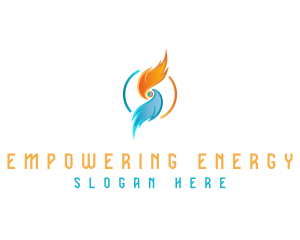 Heating Technology System logo design