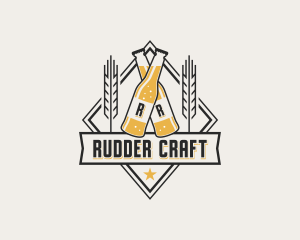 Beer Bottle Brewery logo design